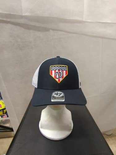 NWS Washington Nationals '47 Trucker Mesh Snapback Hat MLB