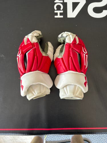 Used Player's Under Armour 12" Command Pro 2 Lacrosse Gloves