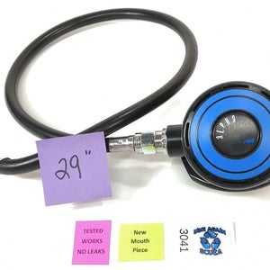 Oceanic Alpha Primary or Octo Second 2nd Stage Regulator Scuba Dive Blue  #3041