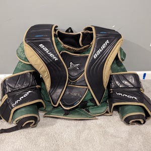 Used Large Bauer Vapor 1X Goalie Chest Protector Pro Stock Sioux City Musketeers USHL Quality