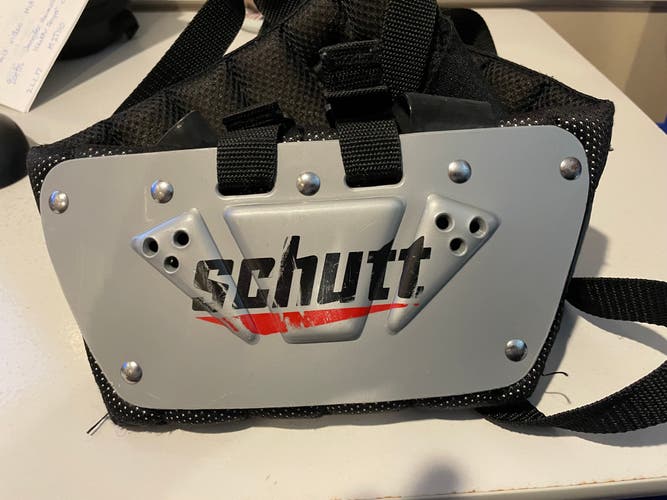 Adult/High School size Used Schutt Rib Pads with Back Plate