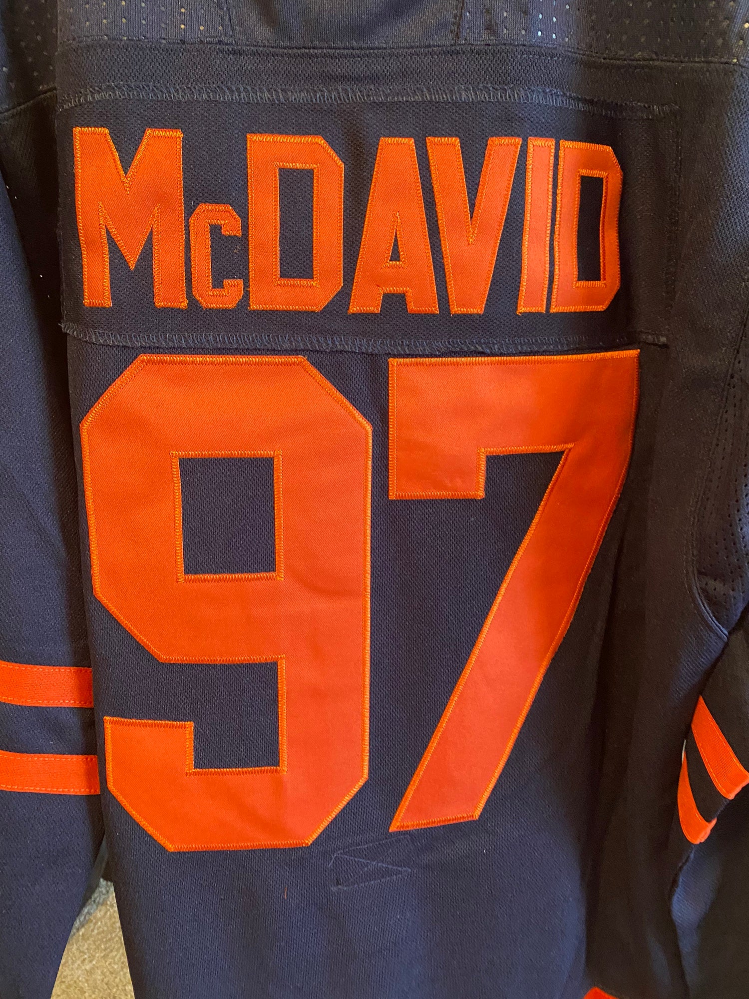 NEW* Connor McDavid Oilers NHL Jersey Size XL 54