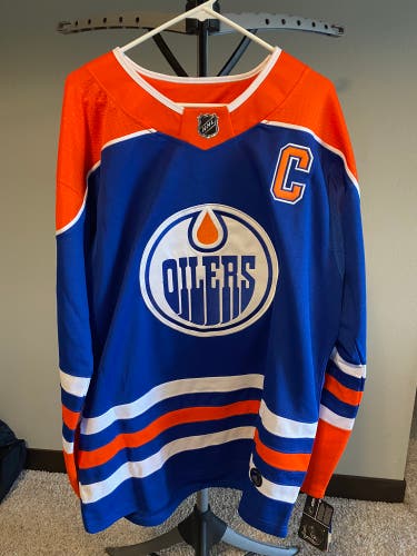 *NEW* Connor McDavid Oilers NHL Jersey Size XL 54