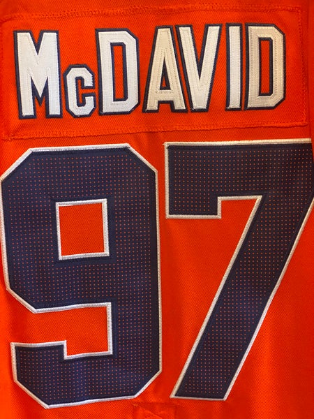 NEW* Connor McDavid Oilers Reverse Retro NHL Jersey Size XL 54