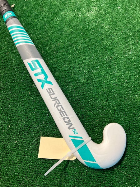 STX Surgeon Rookie Field Hockey Package (30 Inch, White/Blue/Teal)