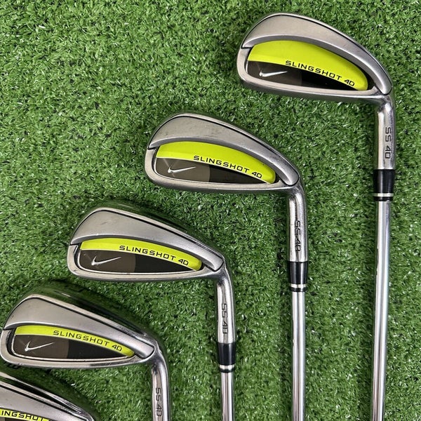 Nike Slingshot 4D Iron Set 4-PW AW Stiff Flex True Temper Speed