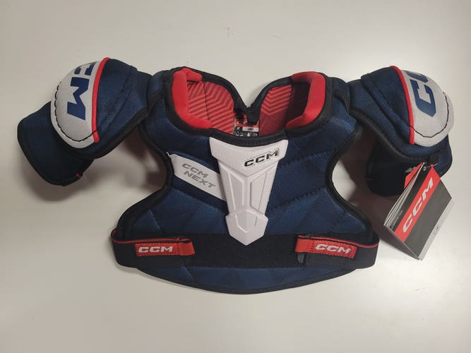 New Youth Large CCM Next Shoulder Pads