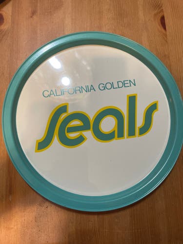 Vintage California Golden Seals tin plate