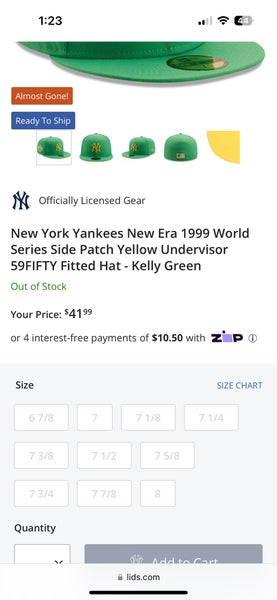 Officially Licensed MLB Men's New Era 1999 World Series Hat - Yankees
