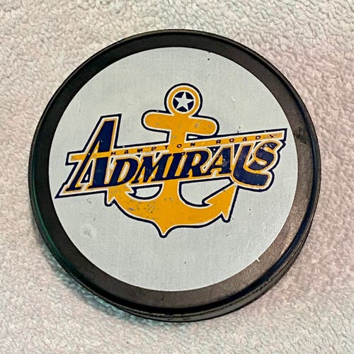 Hampton Roads Admirals ECHL 10th Year Anniversary 1997-98 Hockey Puck