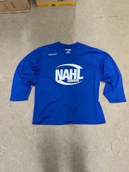 Blue Used Large Bauer Jersey (NAHL Combine)