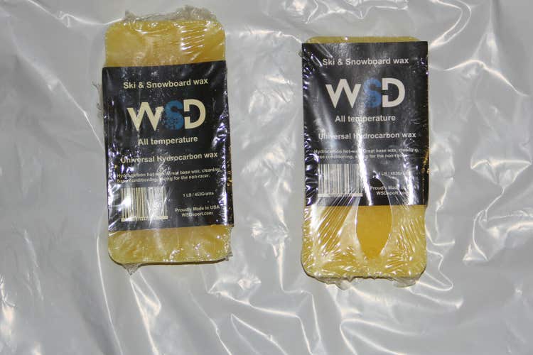 Ski snowboard wax lot liqudation universal yellow total 2 lbs of wax