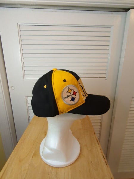 Vintage Pittsburgh Steelers Tripower Starter Snapback Hat NFL