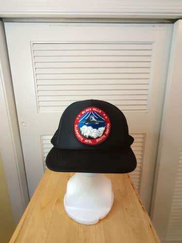 Vintage Black Hills Ellsworth AFB, South Dakota Mesh Trucker Snapback Patch Hat