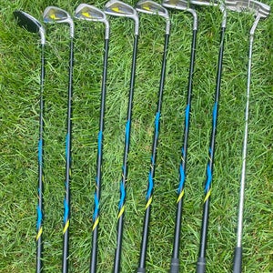 Used Junior Ping Thrive Iron Set Regular Flex 8 Pieces Graphite Shaft
