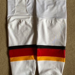 White New XL Adidas Pro Stock Socks