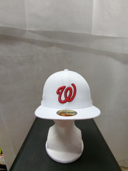 Red Washington Nationals MLB Patch Work New Era Fitted Hat