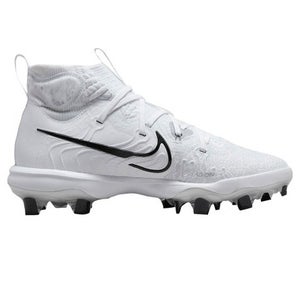 Nike Alpha Huarache NXT MCS White Black Grey Baseball Cleats Mens 10 - DJ6519-100