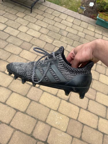 Black Ultraboost Cleats Size 10.5