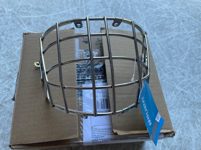 Senior Bauer Profile Certified Stainless Steel Cage Goalie