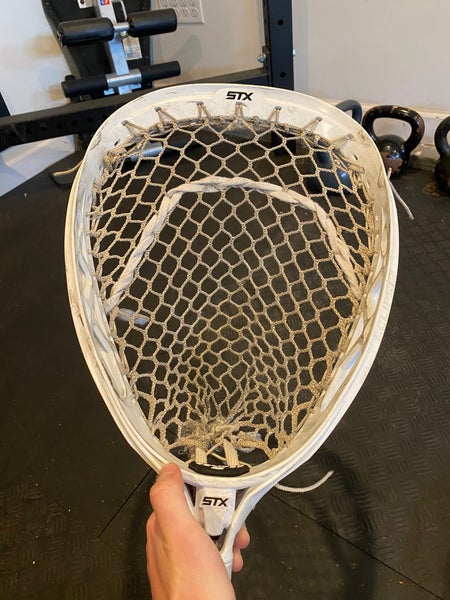 Used Strung Goalie Head