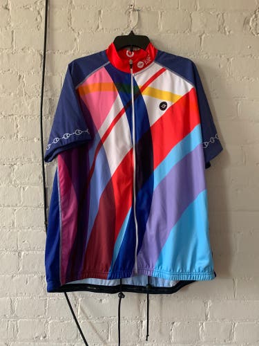 Fat Lad At The Back Cycling Jersey Full-Zip Men Big and Tall 3XL Spare Tyre