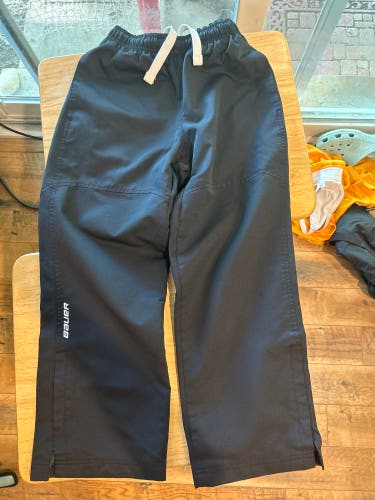 Black Used Kids Unisex Bauer Pants Youth Small
