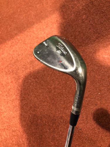 Used Men's Titleist Vokey SM6 Tour Chrome Right-Handed Golf Wedge (Loft: 56)
