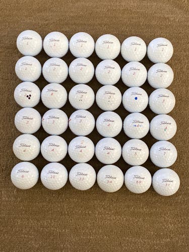 Used Titleist 36 Pack (3 Dozen) Pro V1x Balls