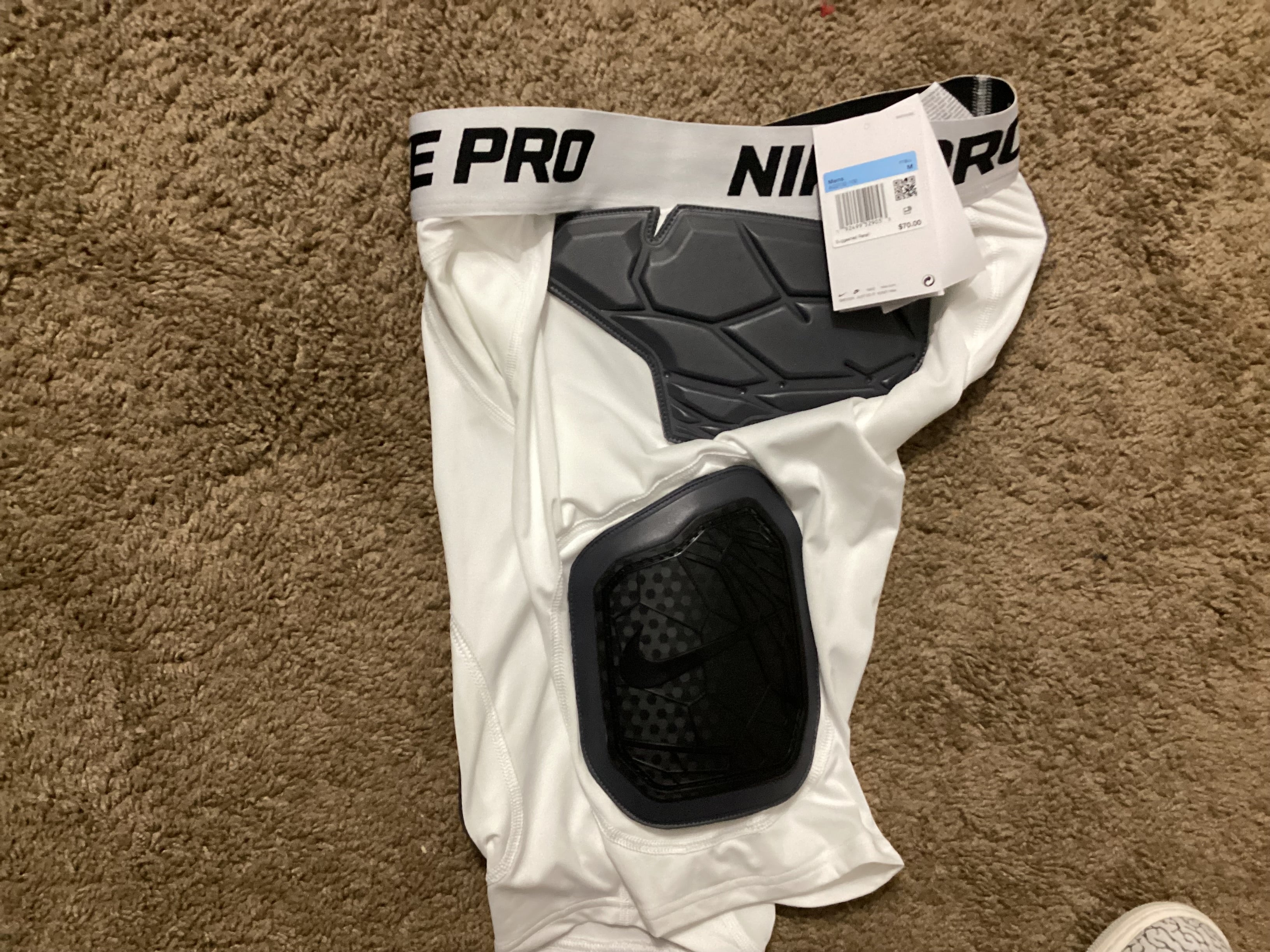 NIKE PRO COMBAT COMPRESSION tank top L 2XL pads Hyperstrong