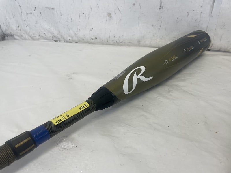 Used Rawlings Icon Carbon Rut3i8 31" -8 Drop Usssa 2 3 4 Barrel Baseball Bat 31 23 - Near New