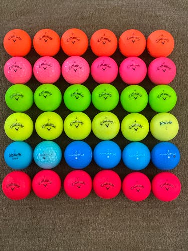 Used Callaway 36 Pack (3 Dozen) Supersoft Balls