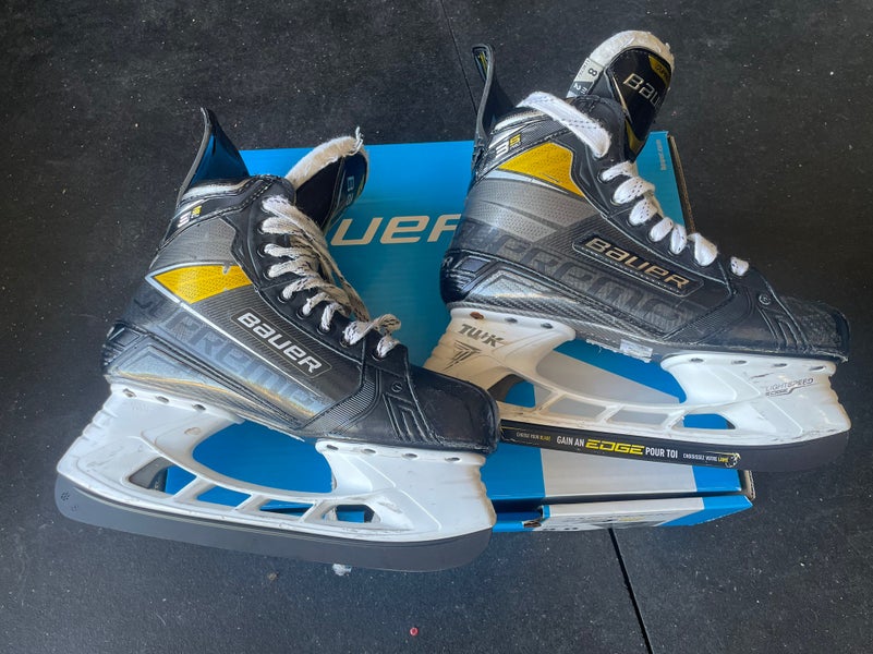 Used Bauer Size 8 Supreme 3S Pro Hockey Skates