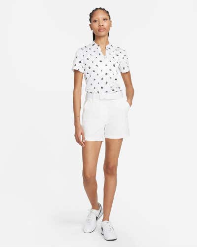 NWT Nike Victory Dri-Fit 5" Women's Golf Shorts White Size XL (16-18)