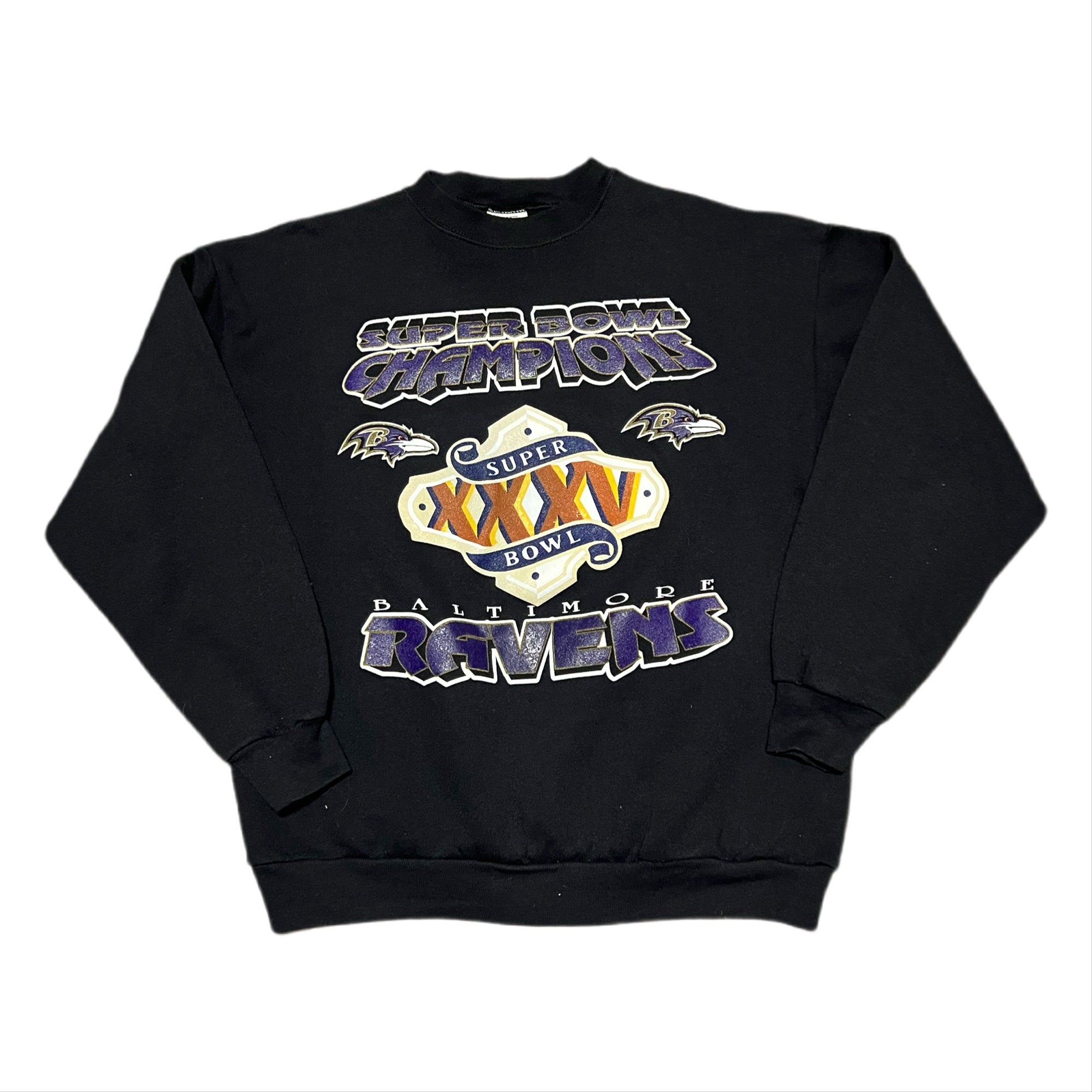 L) Vintage Baltimore Ravens Crewneck