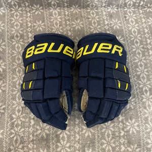 Used Senior Custom Bauer Pro Series Gloves Size 14"
