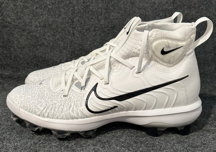 Men’s Nike Alpha Huarache NXT MCS Dragon White Baseball Cleats DJ6519-100 Size 8