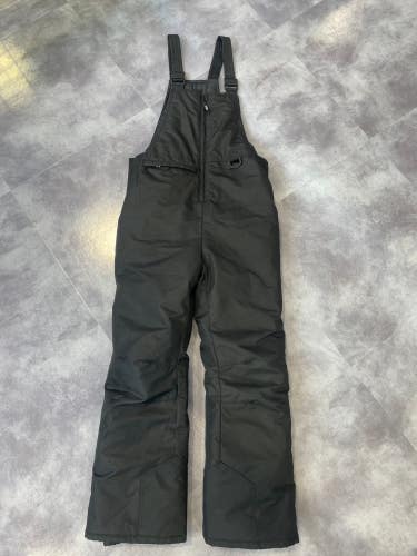 Black Used Medium Youth Unisex Snow Pants