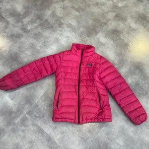 Pink Used Girls Medium Patagonia Jacket