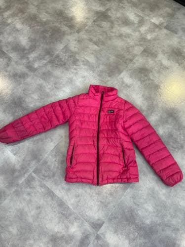 Pink Used Girls Medium Patagonia Jacket