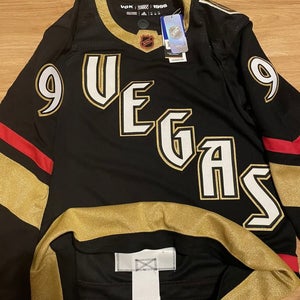 Adidas Jack Eichel Las Vegas Golden Knights Reverse Retro NHL Jersey Black 56