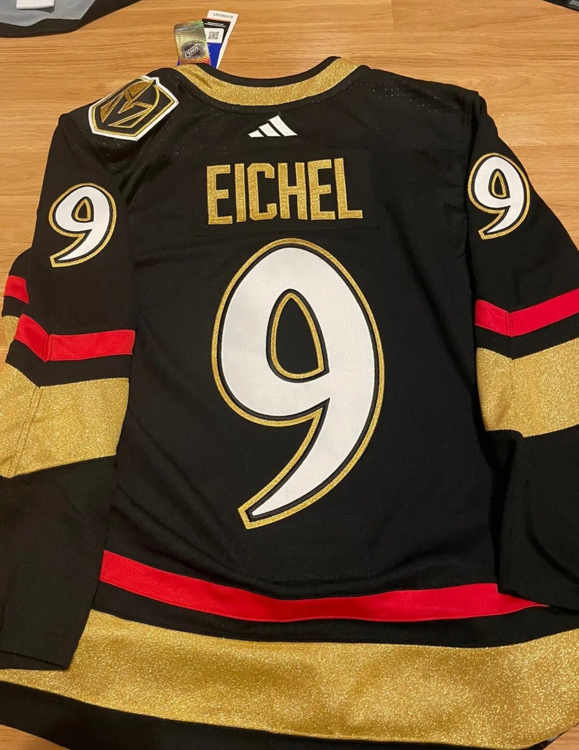 Adidas Jack Eichel Las Vegas Golden Knights Reverse Retro NHL Jersey Black  54