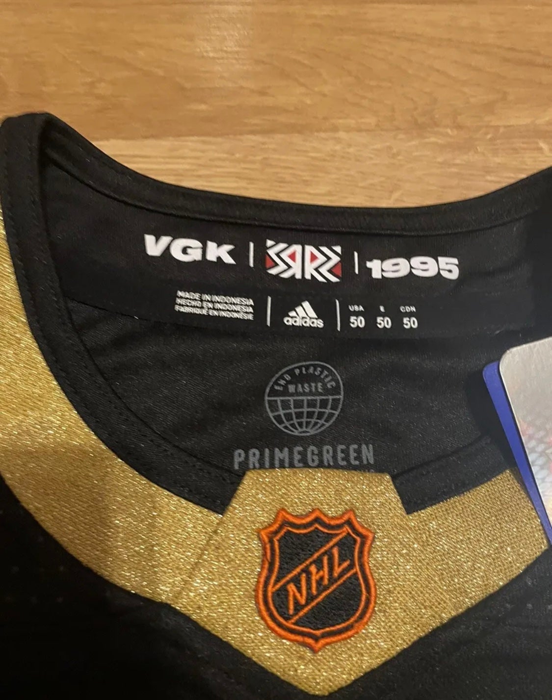 Jack Eichel Vegas Golden Knights Adidas Primegreen Authentic NHL Hockey Jersey - Home / M/50