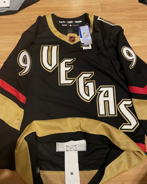 Authentic Vegas Golden Knights Adidas Hockey Jersey w/ Fight Strap