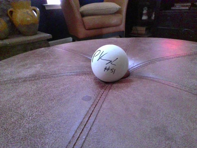 Signed Pat Kavanuagh Lacrosse Ball Single Ball