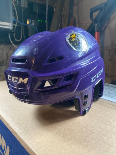 Used CCM Pro Stock Purple Medium Resistance Helmet