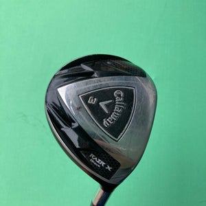 Used Men's Callaway Razr X Black Right Fairway Wood Regular 3 Wood
