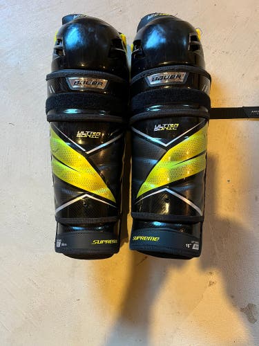 Bauer Supreme Ultra Sonic Shin Guards