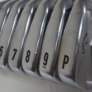 Callaway X Forged 2018 Iron Set 4-PW (Steel Project X, 6.0 Stiff) Golf Clubs