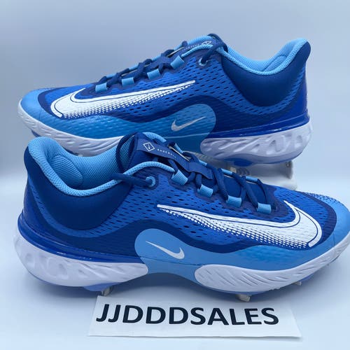 Nike Alpha Huarache Elite 4 Low Baseball Cleat Royal Blue DJ6521-414 Men’s Sz 13.